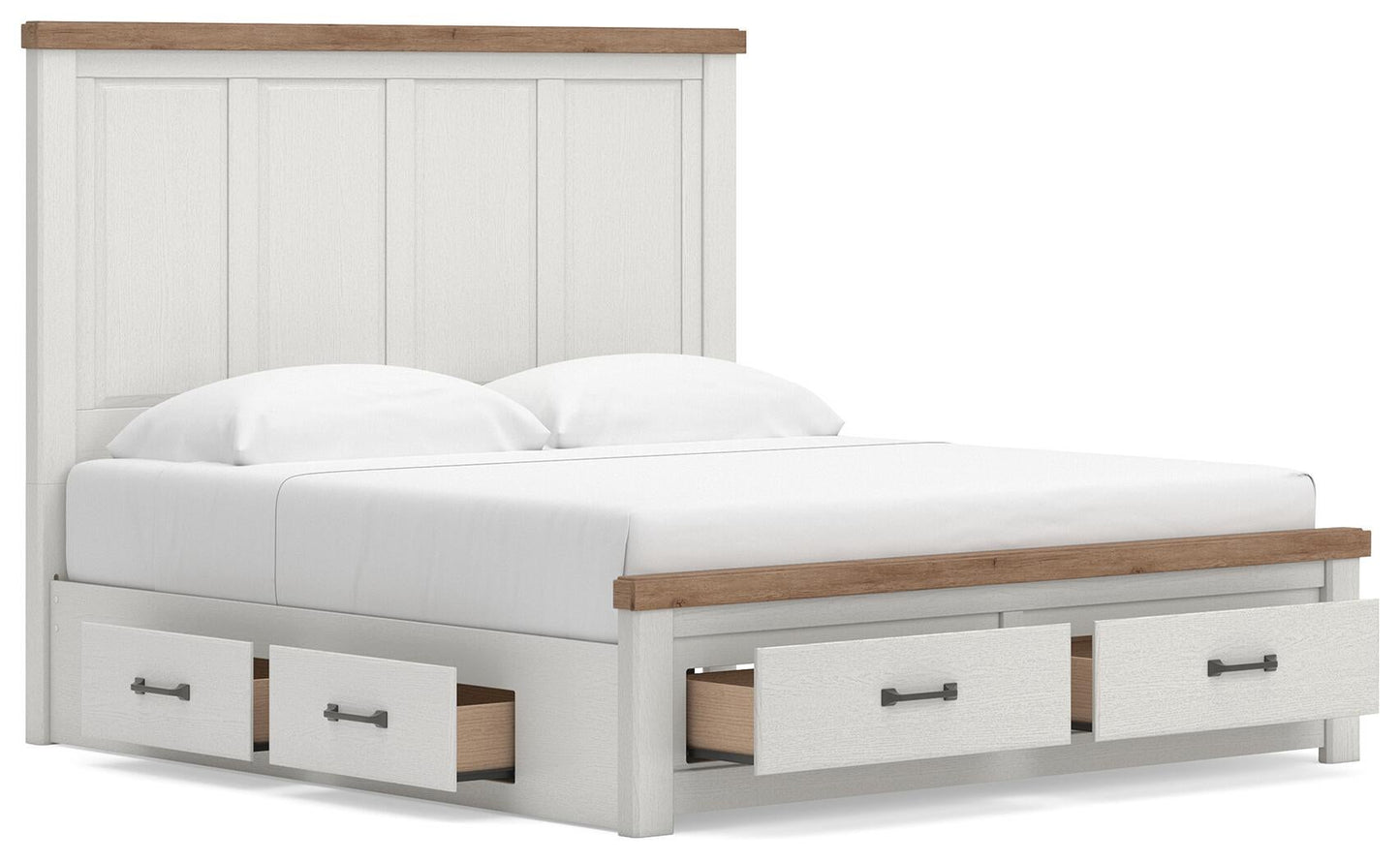 Savonport  Panel Storage Bed. Dresser, Mirror And Nightstand