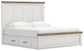 Savonport  Panel Bed With Storage, Dresser And Mirror