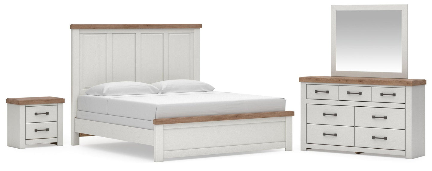 Savonport  Panel Bed. Dresser, Mirror And Nightstand