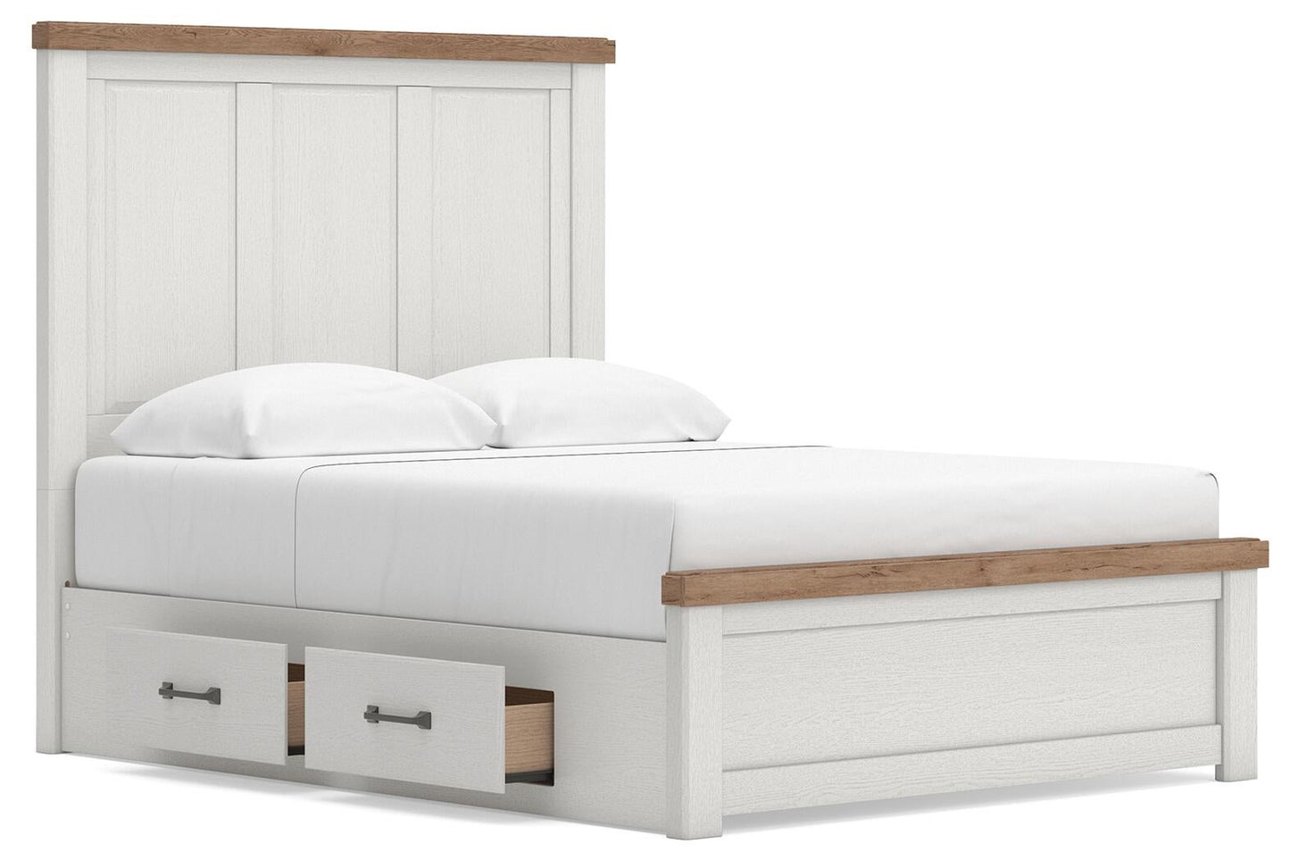 Savonport  Panel Bed With Storage, Dresser And Mirror