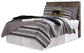 Derekson  Panel Headboard With Mirrored Dresser, Chest And 2 Nightstands