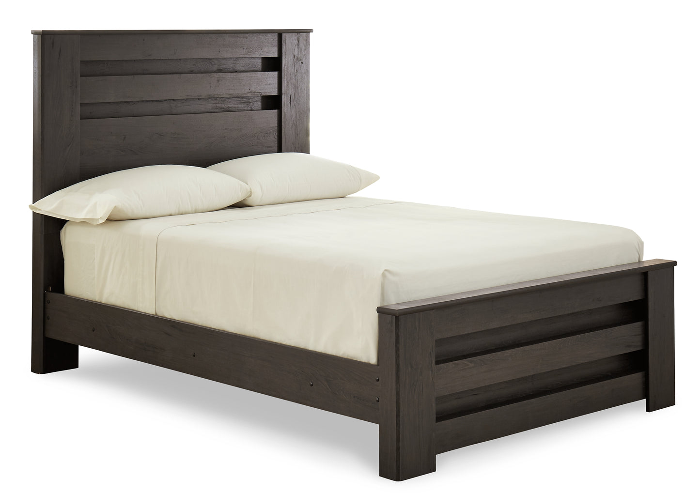 Brinxton  Panel Bed With Mirrored Dresser, Chest And 2 Nightstands