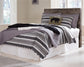 Derekson  Panel Headboard With Mirrored Dresser