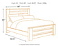 Zelen  Panel Bed With Mirrored Dresser