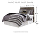 Derekson  Panel Headboard With Mirrored Dresser