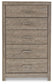 Culverbach  Panel Bed With Mirrored Dresser, Chest And Nightstand