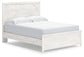 Gerridan  Panel Bed With Mirrored Dresser And Nightstand