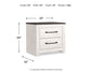 Gerridan  Panel Bed With Mirrored Dresser And Nightstand