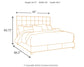 Dolante  Upholstered Bed With Mattress