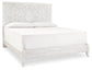 Paxberry  Panel Bed With Mirrored Dresser, Chest And 2 Nightstands