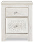 Paxberry  Panel Bed With Mirrored Dresser, Chest And 2 Nightstands