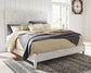 Paxberry  Panel Bed With Mirrored Dresser, Chest And 2 Nightstands
