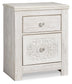Paxberry  Panel Bed With Mirrored Dresser And 2 Nightstands