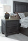 Foyland California  Panel Storage Bed With Mirrored Dresser And 2 Nightstands