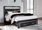 Kaydell  Upholstered Panel Storage Platform Bed With Mirrored Dresser And Chest
