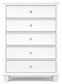 Fortman California  Panel Bed With Mirrored Dresser, Chest And Nightstand
