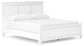 Fortman California  Panel Bed With Mirrored Dresser, Chest And Nightstand