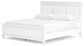 Fortman California  Panel Bed With Mirrored Dresser, Chest And Nightstand