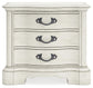 Arlendyne  Upholstered Bed With Mirrored Dresser And Nightstand