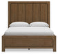 Cabalynn  Panel Bed With Storage With Mirrored Dresser And 2 Nightstands