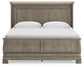Lexorne California  Sleigh Bed With Mirrored Dresser, Chest And Nightstand