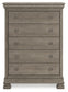 Lexorne California  Sleigh Bed With Mirrored Dresser, Chest And Nightstand