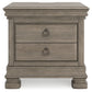 Lexorne California  Sleigh Bed With Mirrored Dresser, Chest And Nightstand